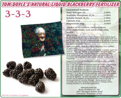 Tom Doyle's Natural 3-3-3 Liquid Fertilizer Concentrate